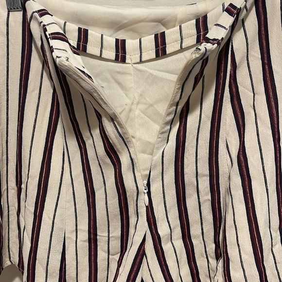 Privacy Please Emory Striped Skort XS Faux Wrap Skirt - Picture 7 of 8